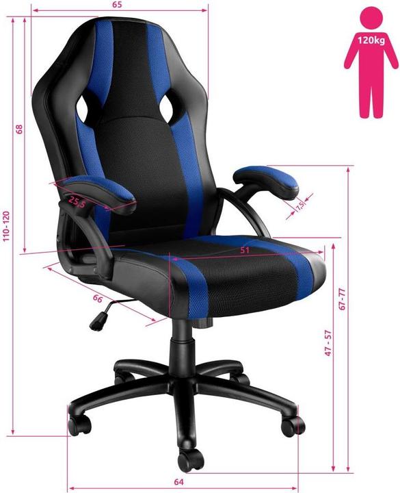 Image du produit tectake Chaise de bureau Goodman