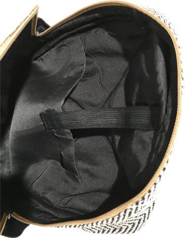 Actual product image Bekos Large Hemp Fibre Zipper Backpack (30 l)