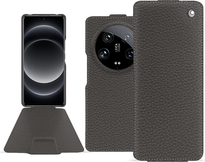 Actual product image Noreve Vertical leather shell (Xiaomi 14 Ultra)