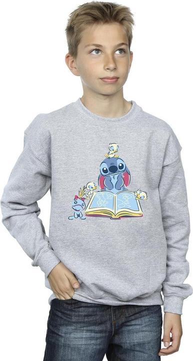 Image du produit Disney - Sweat LILO & STITCH READING A BOOK - Garçon (152, 158)