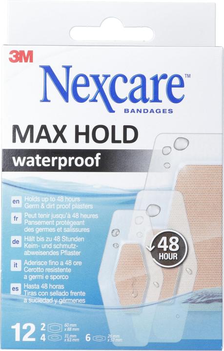 Nexcare Max Hold wasserfestes Pflaster (12 x)