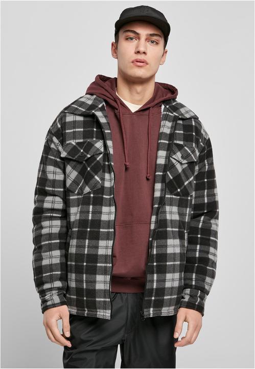 Actual product image Urban Classics Plaid Teddy Lined Shirt Jacket (5XL)