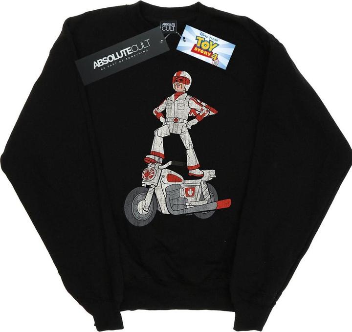 Actual product image Disney Mens Toy Story 4 Duke Caboom Pose Sweatshirt (L)