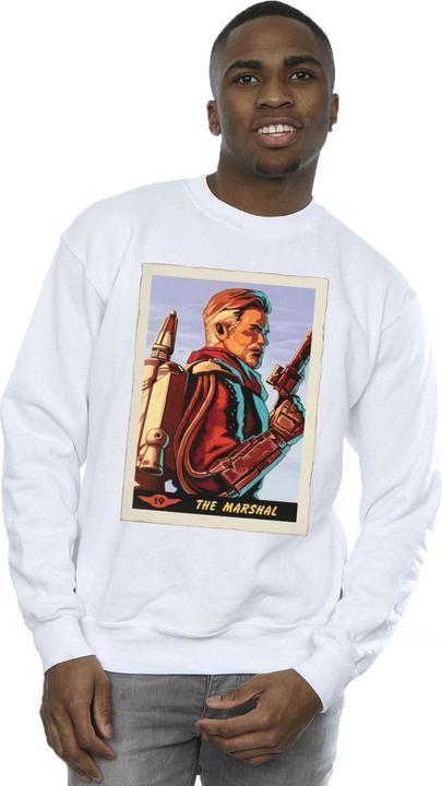 Actual product image Star Wars Mens The Mandalorian The Marshal Sweatshirt (XXL)