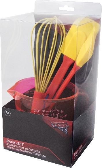 Actual product image pos Cars 4-piece baking set.28293