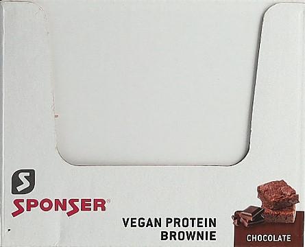 Produktbild Sponser Vegan Protein Brownie (Schoko, Chocolate, Schokolade, 12 Stk., 600 g)