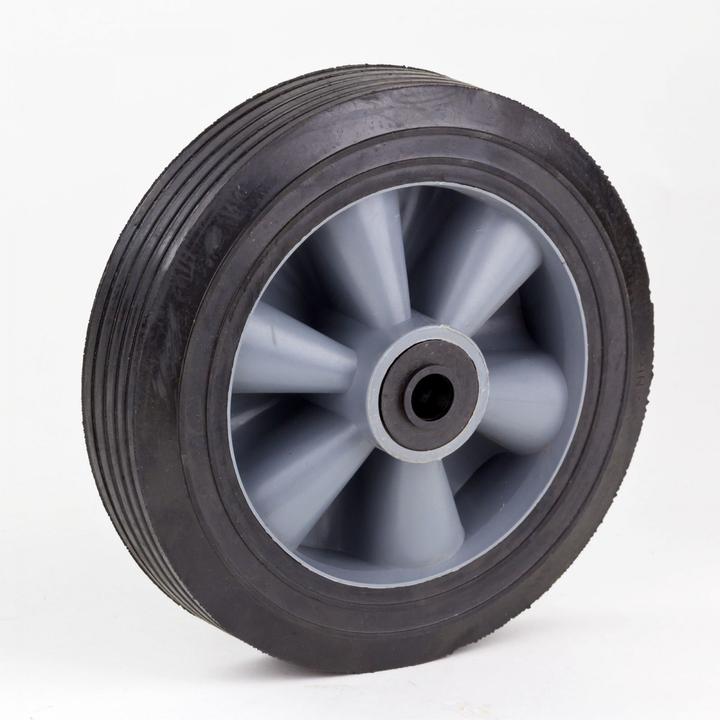 Actual product image Dema Rad Ersatzrad m. PVC Felge ØxB: 14,2x7 cm + Vollgummireifen f. Holzspalter 61963