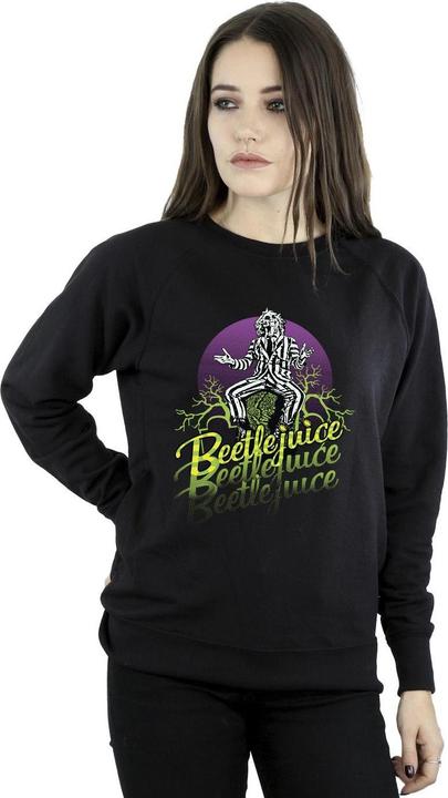 Immagine prodotto Beetlejuice Felpa a cerchi viola (XL)