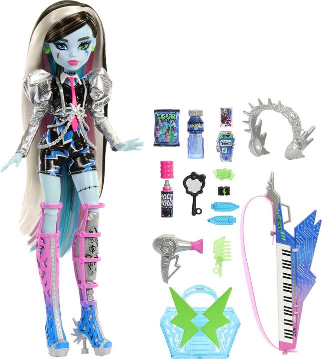 Mattel Monster High Amped Up Frankie Stein Doll