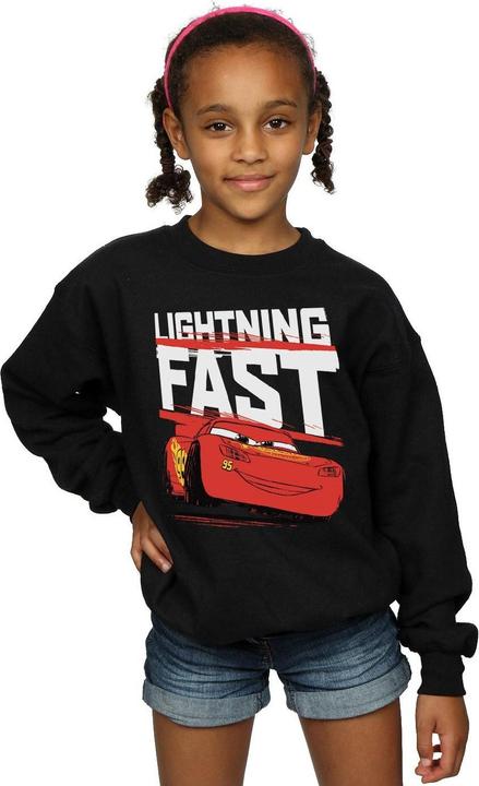 Image du produit Disney - Sweat CARS LIGHTNING FAST - Fille (140, 146)