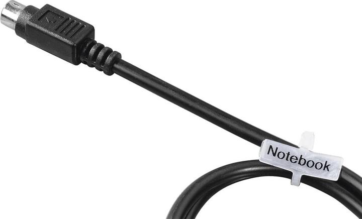 Actual product image Hama Cable ties with labelling field, 98 mm, natural, 25 pieces (Plastic cable ties, 100 mm, 25 pcs.)