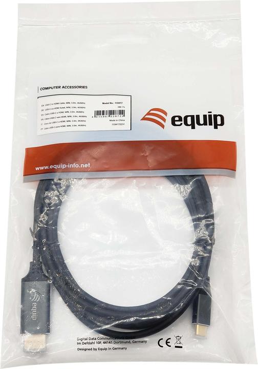 Image du produit equip Adaptateur USB-C -> HDMI (3 m, USB Type C, HDMI)