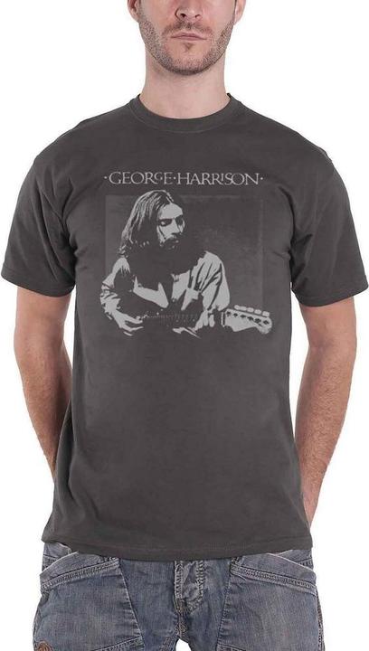 Actual product image George Harrison Unisex Adult Portrait Cotton T-Shirt (L)