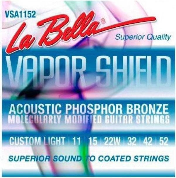 La Bella Vapor Shield Acoustic L VSA1252 (6 x, Gitarre, 0.01")