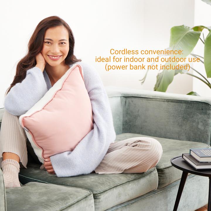Actual product image Medisana HC 100 Interior Cushion Line rose (40 x 40 x 18 cm)