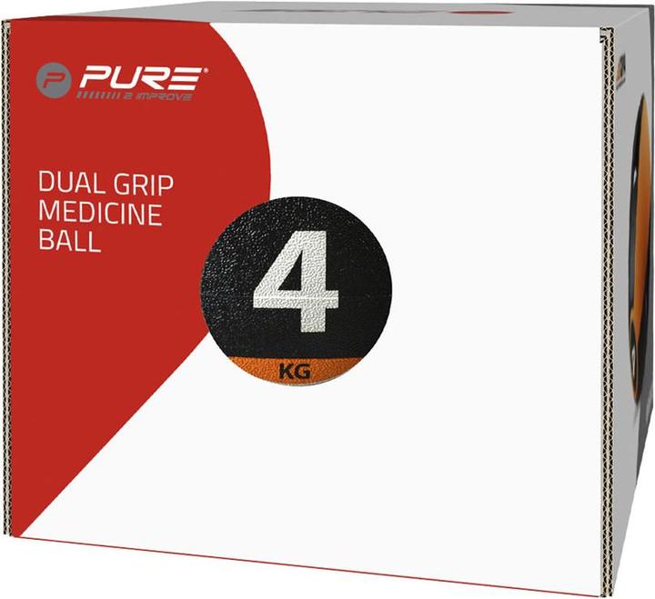 Produktbild Pure2improve Medizinball mit Handgriffen (4 kg)