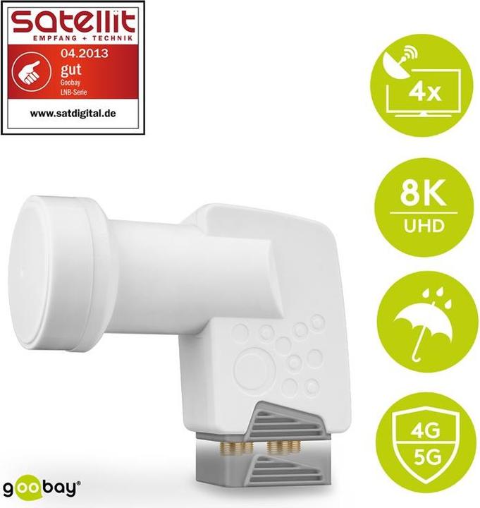 Immagine prodotto Goobay Quadro universale (Quad LNB, 40mm)