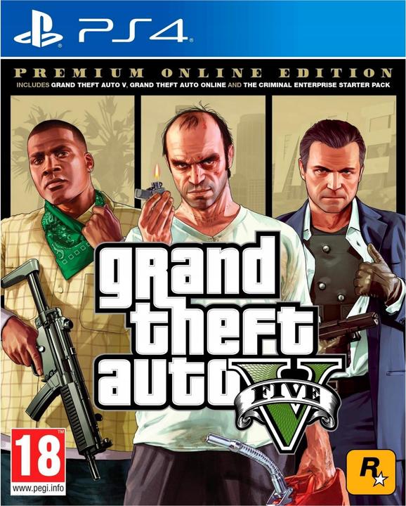 Immagine prodotto Rockstar Grand Theft Auto V: Edizione Premium, PS4 Inglese PlayStation 4 (PS4, EN)