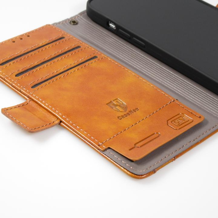Immagine prodotto PhoneLook Custodia in pelle con portafogli a scorrimento con strisce e portacarte (Apple iPhone 13 Pro)