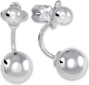 Produktbild Brilio Silver - Silver earrings with ball 2in1 431 001 02730 04