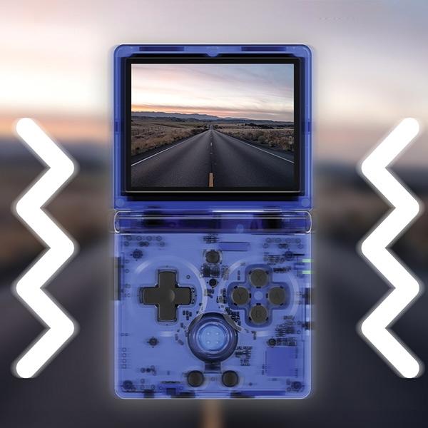 Produktbild Anbernic Konsola RG35XXSP niebieski transparentny/translucent blue