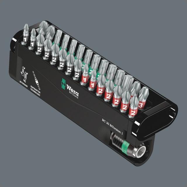 Produktbild Wera Bit-Check 30 BiTorsion 1 (PH1, PH2, PH3, PZ1, PZ2, PZ3, T10, T15, T20, T25, T30, T40)