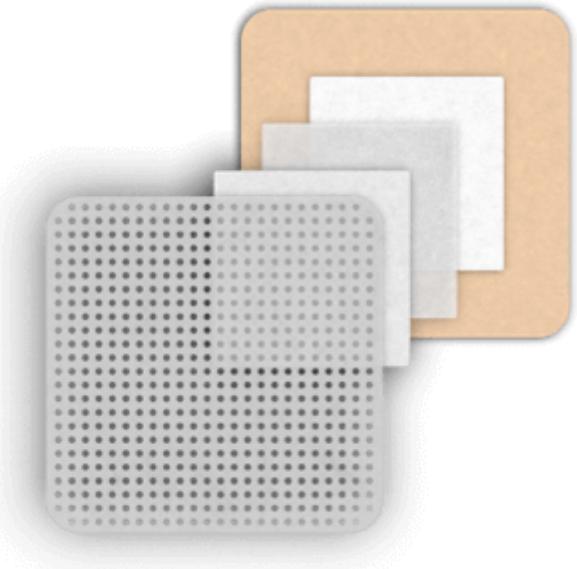 Actual product image Aquacel Ag AQUACEL Foam Pro 10x10cm 10 pcs.