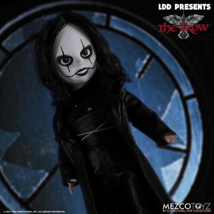 Actual product image Mezco Toys Living Dead Dolls - The Crow: Eric Draven