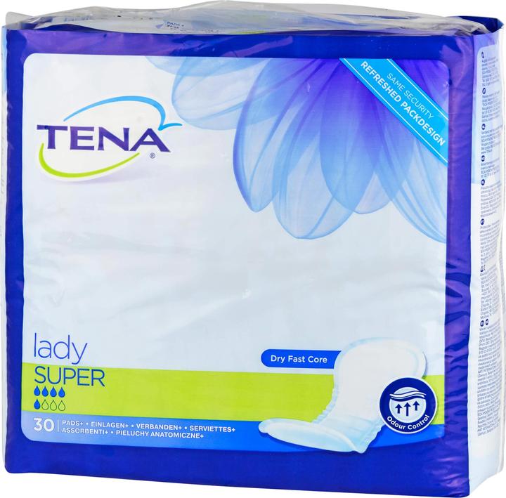 Produktbild Tena LADY Einlagen bei BlasenInkontinenz (30 x)