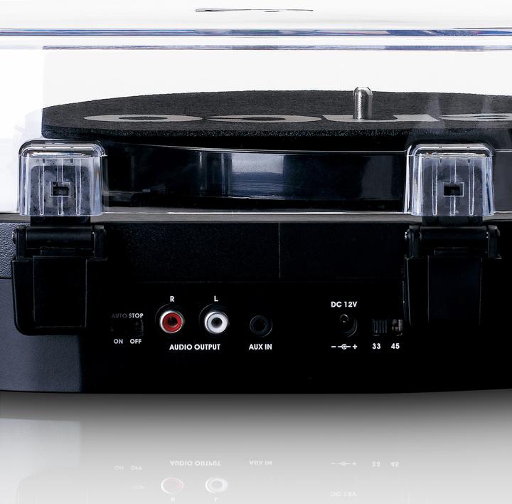 Actual product image Lenco GRAMOFON LS-40BK black (Semi-automatic)