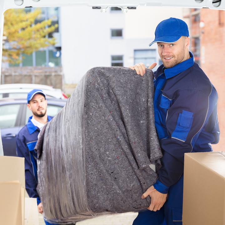 Actual product image Relaxdays 4x moving blanket