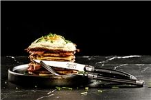 Productafbeelding Laguiole Premium Line steakmes zwart 1,8 mm (6 Stuk, Mes)