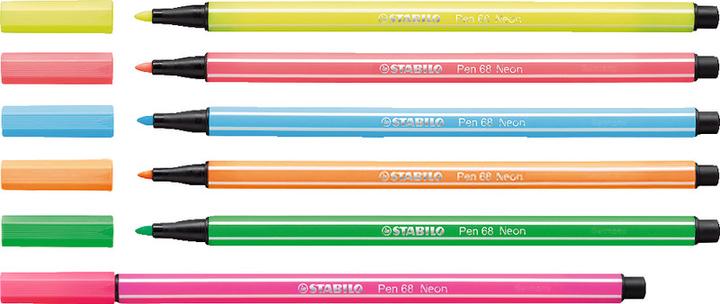 Actual product image STABILO Fibre Pen 70 (Multicoloured, 6 x)
