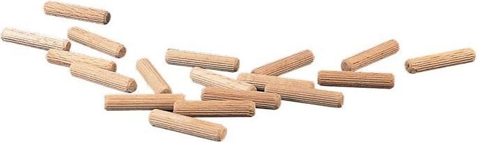 Actual product image Hermann Wolz Grooved dowel length 100 mm Ø 16 mm mahogany