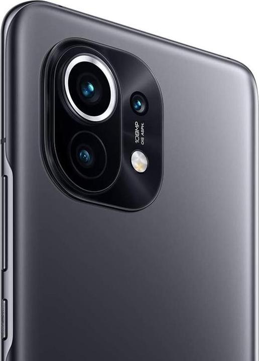 Actual product image Xiaomi Mi 11 (256 GB, Midnight Gray, 6.81", Dual SIM, 108 Mpx, 5G)