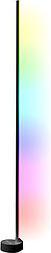 Produktbild Luminea WLAN-LED-Steh-/Eck-Leuchte mit App, 12 Watt, schwarz (750 lm)