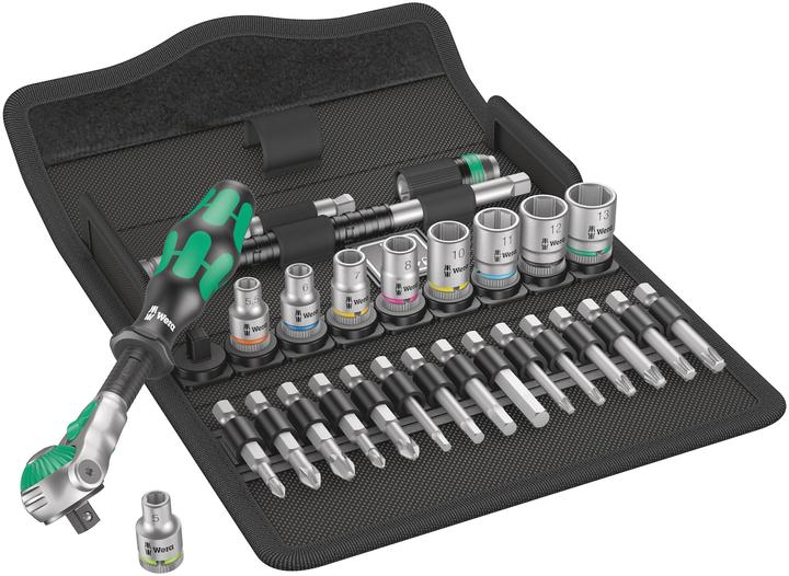 Wera 8100 SA 6 Jeu cliquet Zyklop Speed (13 mm, 11 mm, 12 mm, 10 mm)