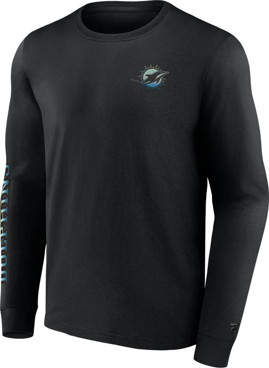 Fanatics Miami Dolphins Gradient LS Crew T-Shirt 2XL (XXL)