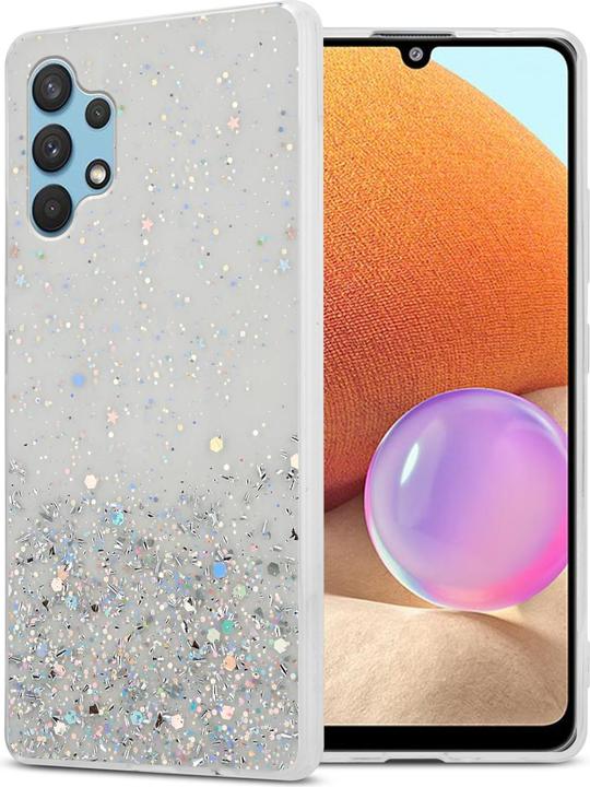 Immagine prodotto Cadorabo Cover in TPU con brillantini per Samsung Galaxy A32 4G (Samsung Galaxy A32)