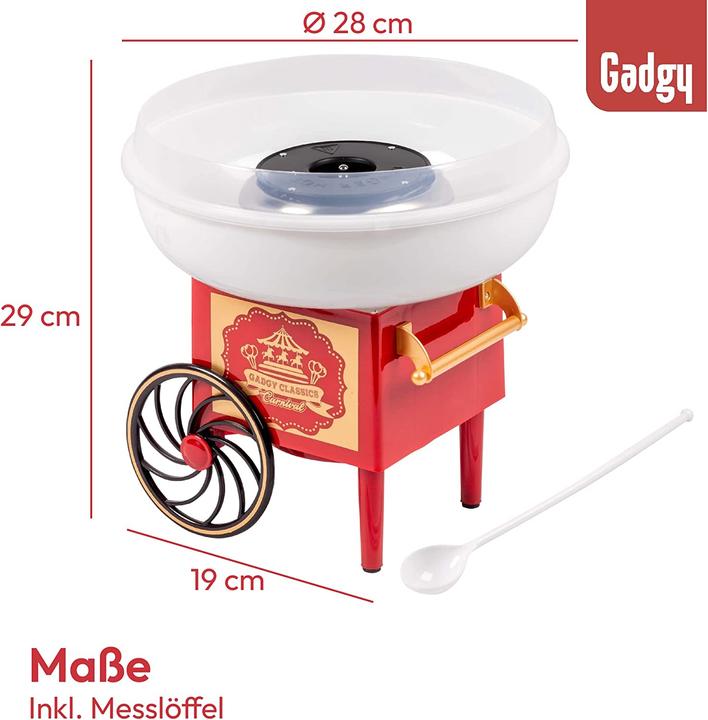 Actual product image Gadgy Cotton Candy Machine Red/White