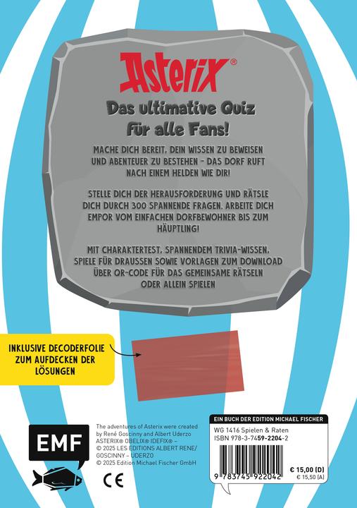 Image du produit Livre - Quiz Fans d'Astérix (Allemand)
