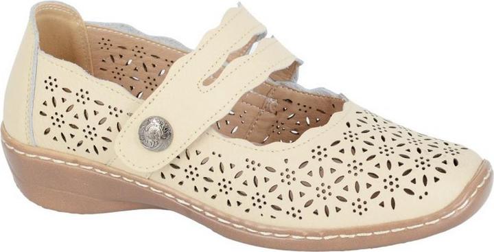 Boulevard Sandalen Perforiert Leder