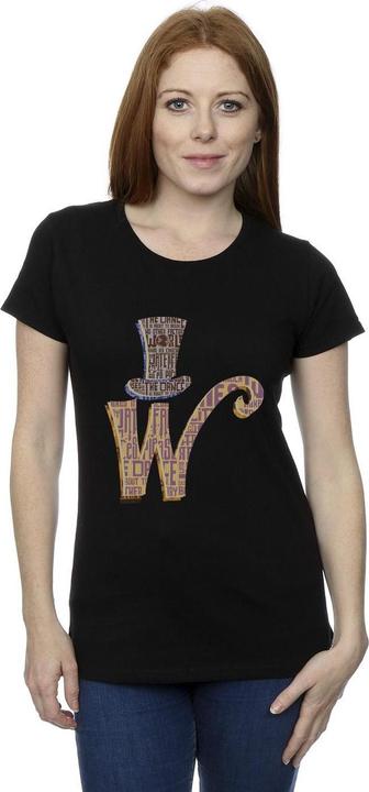 Immagine prodotto Willy Wonka & the Chocolate Factory W Logo Hat Maglietta Donna (XL)