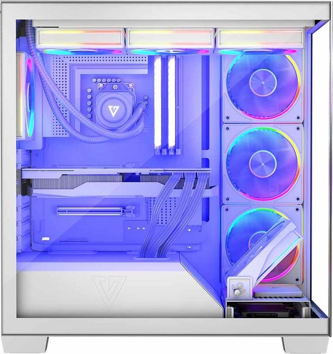 Image du produit Modecom Computergehäuse VOLCANO STELLAR ARGB MIDI 5F (ATX, mATX, Mini-ITX)