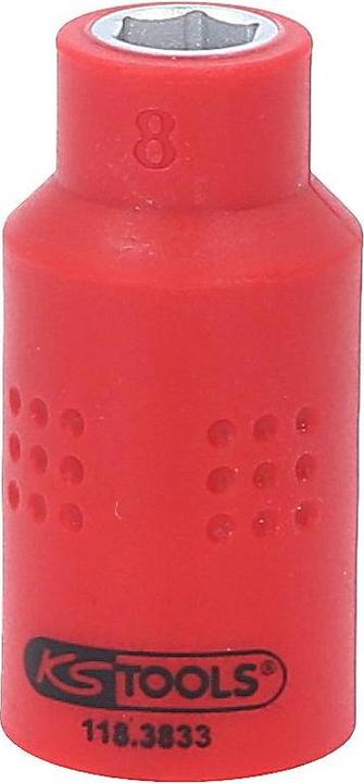 Produktbild KS Tools 3/8" Isolierte Stecknuss (8 mm)