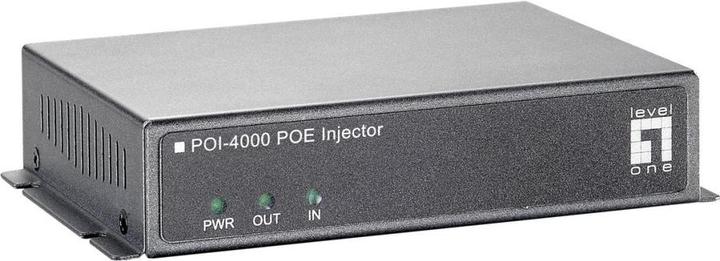Productafbeelding LevelOne POI-4000: PoE-injector met hoog vermogen (802.3af (PoE), 56 W)