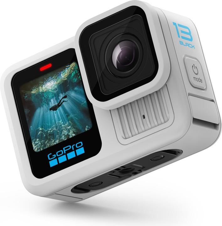 GoPro HERO13 Polar White (inkl. 128 GB MicroSDX) (60p, WLAN, Bluetooth)