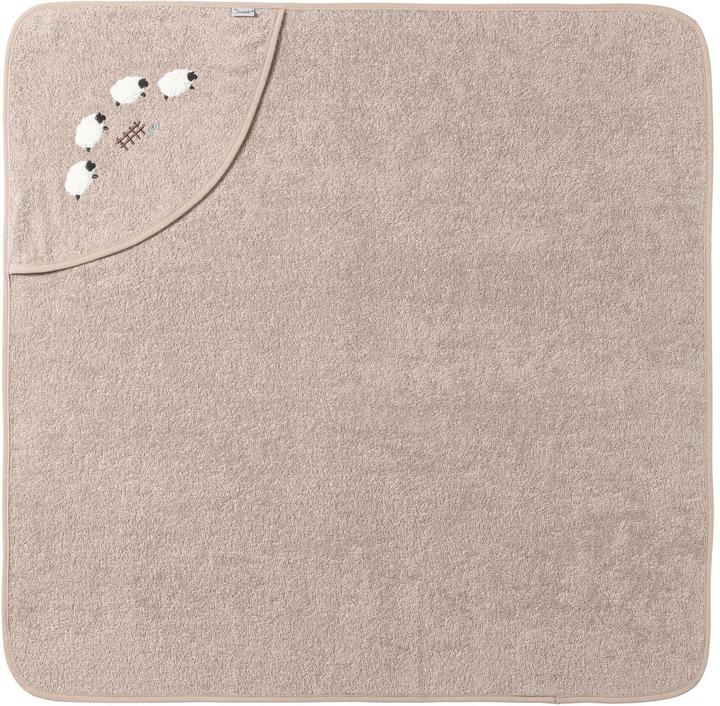Actual product image Sterntaler Baby hooded towel sheep flock 80 x 80 cm