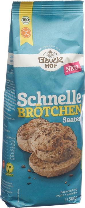 Actual product image Bauckhof Schnelle Brötchen (500 g)