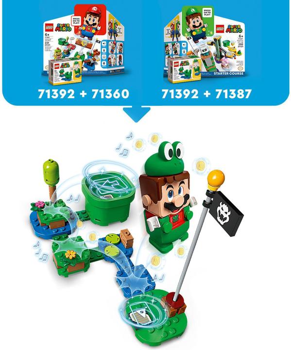 Image du produit LEGO Costume de Mario la grenouille (71392, LEGO Super Mario)